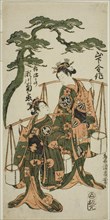 The Actors Yamashita Kinsaku II and Segawa Kikunojo II, c. 1757.