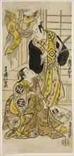 The Actors Ichikawa Danjuro II and Sodesaki Iseno I, c. 1727.