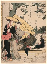 Ushi-no-gozen, from the series "Famous Places of Edo (Edo meisho)", c. 1783/84.