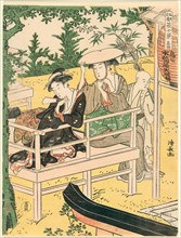 Takata, from the series "Ten Summer Scenes in Edo (Edo natsu jikkei)", c. 1787.