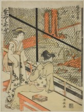Shitaya, from the series "Ten Scenes of Teahouses (Chamise jikkei)", c. 1783/84.