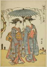 The Sixth Month (Minatsuki), from the series "Fashionable Twelve Months (Furyu juniko)", c. 1779.