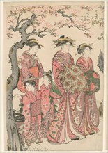 The Courtesans Senzan, Yasono, and Yasoji of the Chojiya, 1785.