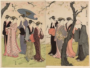The Third Month (Sangatsu), from the series "Twelve Months in the South (Minami juni ko)", c. 1784.