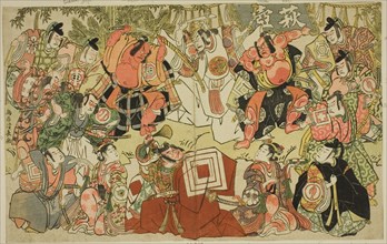 Hagitsubo - A Parody of Shibaraku, 1785 (?).