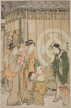 The Echigoya on New Year's Day, c. 1789.