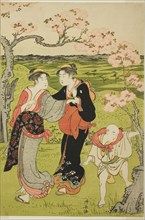 Cherry Blossom Viewing at Asuka Hill, c. 1787.