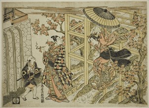 Girl Leaping from Kiyomizu Temple, c. 1765. It was believed that if one were to survive a 13-metre (43-foot) jump from the stage, one's wish would be granted.