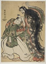 Demon Woman Beating a Samurai, 1794.