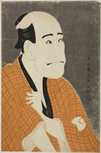 The actor Arashi Ryuzo II as Ishibe no Kinkichi, the moneylender, 1794.