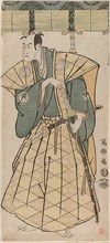 The actor Bando Hikosaburo III as Godai Saburo Chikatada, 1794.