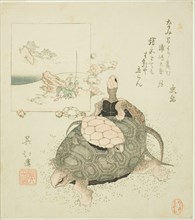 Sea turtles and Urashima Taro, c. 1825.