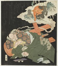 Kintaro dreaming of his childhood, 1829.