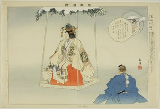 Kazuraki, from the series "Pictures of No Performances (Nogaku Zue)", 1898.