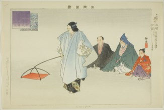 Sakuragawa, from the series "Pictures of No Performances (Nogaku Zue)", 1898.
