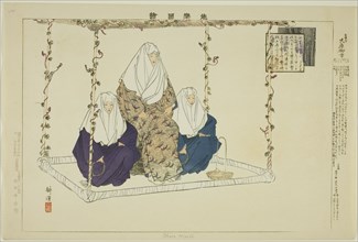 Ohara Miyuki, from the series "Pictures of No Performances (Nogaku Zue)", 1898.