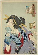 Painful (Itaso), from the series "Thirty-two Aspects of Women (Fuzoku sanjuniso)", 1888.