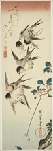 Swallows and Cherry Blossoms, early 1830s.