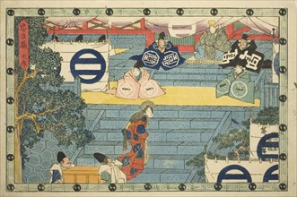 Act 1 (Daijo), from the series "The Revenge of the Loyal Retainers (Chushingura)", c. 1834/39.