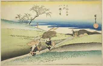 The Village of Yase (Yase no sato), from the series "Famous Places in Kyoto (Kyoto meisho no uchi)", c. 1834.