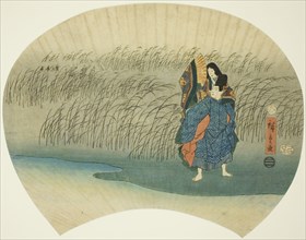 Couple eloping, from the Akutagawa episode in the Tales of Ise, n.d.