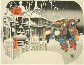 Snow (Yuki), from the series "Famous Places of Edo (Edo meisho)", c. 1849/52.