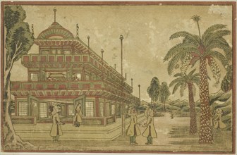 Newly Published Dutch Perspective View: The Tomb of King Mausolus in Asia, c. 1824/25.