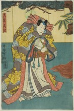 The actor Ichikawa Danjuro VIII as Mashiba Hisatsugu, 1851.
