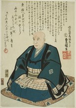 Memorial portrait of Utagawa Hiroshige, 1858.