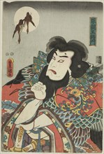 The actor Nakamura Utaemon IV as Taira Shinno Masakado, c. 1847/52.