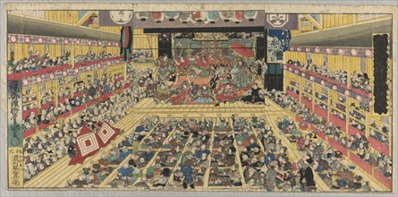 Flourishing of Edo Pictures Depicting Dances (Odori keiyo Edo-e no sakae), 1858.