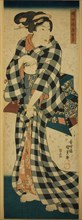 Image of a Japanese Woman (Fujo Yamato sugata), c. 1830/35.