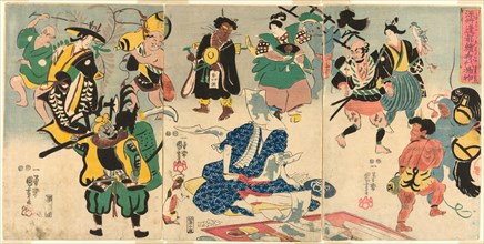 The Extraordinary Phenomenon of the Popular Otsu Picture (Tokini otsue kidai no maremono), 1848.