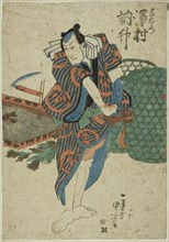 The actor Sawamura Tossho as Yoemon, c. 1830s.
