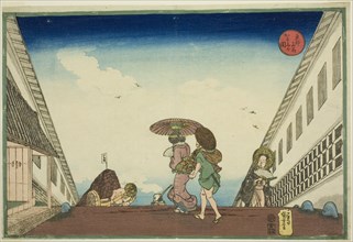 Kasumigaseki, from the series "Famous Places in the Eastern Capital (Toto meisho)", c. 1832/33.