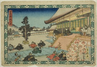 The Opening Scene (Daijo), from the series "Sugawara's Secrets (Sugawara denju)", c. 1830/44.