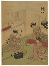 Koto (Kin), from an untitled series of the four accomplishments, c. 1772/75.