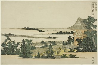 Autumn Moon at Atago Hill (Atago shugetsu), from the series "Eight Views of Edo (Edo hakkei)", c. 1804/18.