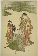 Fashionable Six Immortal Poets (Furyu rokkasen), c. 1793.