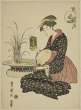 The Sixth Month (Roku gatsu), from the series "Fashionable Twelve Months (Furyu junikagetsu)", c. 1793.