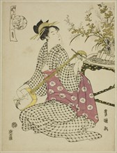 The Eighth Month (Hachi gatsu), from the series "Fashionable Twelve Months (Furyu junikagetsu)", c. 1793.
