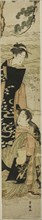 The sisters Matsukaze and Murasame on the shores of Suma, c. 1790/1810.
