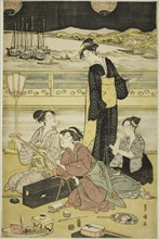 Evening party at Shinagawa, c. 1790.