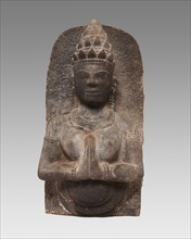 Celestial Beauty (Apsara) in Adoration, Champa period, about 1100.