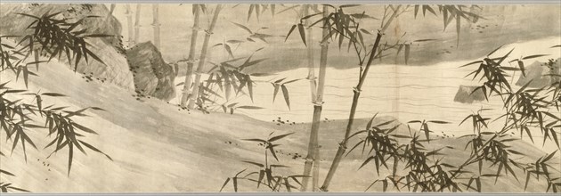 Bamboo-Covered Stream in Spring Rain, Ming dynasty (1368-1644), dated 1441.