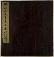 Ghosts, Qing dynasty (1644-1911), 1893. Wooden book cover.