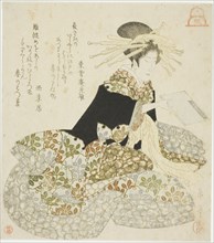 Osaka: Courtesan of the Shinmachi, from an untitled series of the three capitals, c. 1820s/30s.