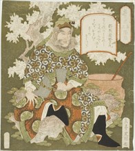 No. 3: Zhang Fei (Sono san: Chohi), from the series "Three Heroes of Shu (Shoku sanketsu)", c. 1824.