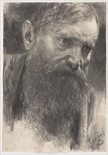 Head of a Bearded Man in Half-Profile, 1894.