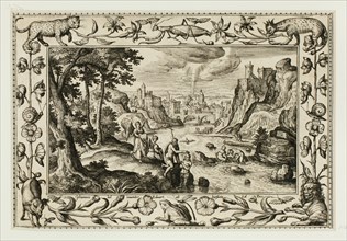 The Baptism of Christ, from Landscapes with Old and New Testament Scenes and Hunting Scenes, 1584.